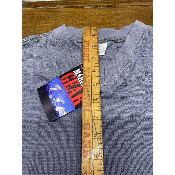 Vintage Marlboro Grey Thermal Long Sleeve Shirt XL NEW W/ TAGS And Original Bag - Picture 7 of 12
